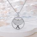 wholesale 925 Sterling Silver Crossed Tennis Racket Ball Rope Circle Pendant Necklace Platinum Plated-0-2