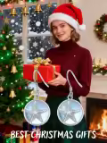 TOUPOP Sterling Silver Moonstone Dangle Drop Earrings-0-5