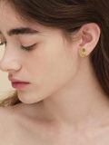 wholesale 925 Sterling Silver Cherry Drop Earrings Gold Plated With Red Green Zircon-0-4