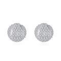 wholesale 925 Sterling Silver Zircon Stud Earrings-0-0