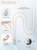 wholesale 925 Sterling Silver Rose Gold Plated Bow Knot Red Crystal Drop Pendant Necklace-0-3