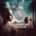 wholesale 925 Sterling Silver Egyptian Nefertiti and Anubis Pendant Necklace for Women & Men-0-1