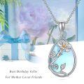 wholesale 925 Sterling Silver Teardrop Pendant With Floral Design-0-5