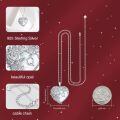TOUPOP Sterling Silver Pendant Necklace with Stone-0-4