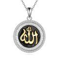 wholesale 925 Sterling Silver God Pendant Necklace-0-0