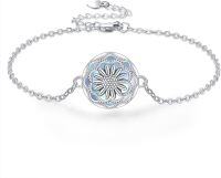 wholesale 925 Sterling Silver Daisy Flower Charm Bracelet - Mothers Day Gift for Her-Sunflower