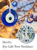TOUPOP Sterling Silver Crystal Evil Eye Necklace Pendant Protection Gift-0-3