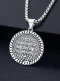 wholesale 925 Sterling Silver St Christopher Protectus Pendant Necklace Protection s for Men & Women-0-4
