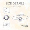 wholesale 925 Sterling Silver Infinity Circle Bracelet Wholesale With Rainbow Charm-0-20