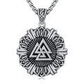 wholesale 925 Sterling Silver Tree Of Life Black Onyx Celtic Knot Pendant Necklace For Women-0-0
