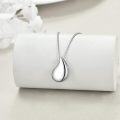 wholesale 925 Sterling Silver Tear Drop Hourglass Cremation Jewelry Keepsake Urn Necklace with Funnel and Fill Tool-0-4