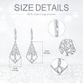 wholesale 925 Sterling Silver Tree Of Life Earrings Wholesale For Women-0-5