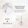 wholesale 925 Sterling Silver Green Turquoise Drop Earrings Platinum Plated Twisted Swirl Jewelry For Women-0-39
