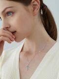 wholesale 925 Sterling Silver Cross Pendant Necklace - Religious s for Her-0-4