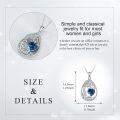 wholesale 925 Sterling Silver Heart Pendant Necklace Wholesale Gold Plated-0-182