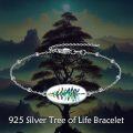 wholesale 925 Sterling Silver Abalone Shell Leaf Design Bracelet for Women Gifts for Skiing and Hiking Enthusiasts-0-2