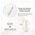 wholesale 14K Gold Freshwater Pearl Drop Pendant Necklace for Women-0-4