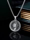 wholesale 925 Sterling Silver Medusa Head Snake Goddess Protection Pendant Necklaces s for Men & Women-0-3