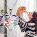 wholesale 925 Sterling Silver Tiger Pendant Necklace Cute Animal s for Women and Teens-0-5