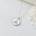 wholesale TOUPOP Luck Trinity Knot Necklace Sterling Silver Celtic Pendant Necklace Birthday Christmas Irish Jewelry Gifts For Women -0-4