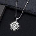 wholesale Sterling Silver Stone Zodiac Necklace 12 Constellation Horoscope Pendant-0-13