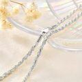 wholesale Sterling Silver Gold Plated 3 2mm Cuban Chain Necklace for Women Men 16 24 Inch-0-22