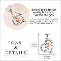 wholesale 925 Sterling Silver Heart-Shaped Basketball Player Pendant Necklace - Inspirational Gift for Women and Girls-0-4