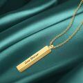 TOUPOP 10k 14k 18k Gold Cremation Urn Necklace With Engraved Name-0-4