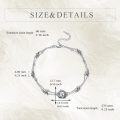 wholesale 925 Sterling Silver Moon Sun Star Pendant Bracelet Elegant Jewelry for Women Gift-0-2