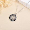 wholesale 925 Sterling Silver Vegvisir Rune Pendant Necklace - Viking Compass Norse Jewelry for Women Men Gifts-0-3