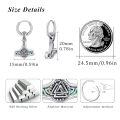 wholesale 925 Sterling Silver Thor Hammer Keychain-0-4