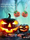 wholesale Sterling Silver Pumpkin Turkey Mushroom Dangle Earrings-0-17