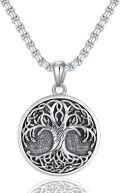 wholesale 925 Sterling Silver & 925 Gold Plated Yin Yang Tree Of Life Coin Pendant Necklace  - Length: Adjustable from 63cm to 74cm (Approx.)-0-0