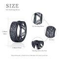 wholesale 925 Sterling Silver Black Hoop Evil Eye Celtic Knot Huggie Earrings for Women and Men-0-1