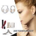 wholesale 925 Sterling Silver Hoop Earrings Wholesale With Ballerina Design-0-4
