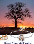 wholesale TOUPOP Phoenix Jewelry For Women 925 Sterling Silver Phoenix Bracelet Adjustable Slider Bracelets Birthday Gifts For Her -0-4