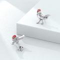 wholesale 925 Sterling Silver Rooster Stud Earrings - Hypoallergenic  for Women-0-1