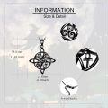 wholesale 925 Sterling Silver Moissanite Witches Knot Necklace Witch Jewelry for Women-0-97