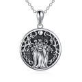 wholesale 925 Sterling Silver Teardrop Pendant With Angel Figure-0-1