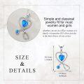 wholesale 925 Sterling Silver Birthstone Stethoscope Heart Necklace for Nurse-0-4