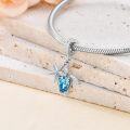 wholesale 925 Sterling Silver Starfish & Blue Stone Sea Turtle Dangle Charms for Bracelets-0-2