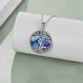 wholesale 925 Sterling Silver Abalone Shell Tree of Life Pendant Necklace for Women Christmas s-0-1