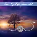 wholesale 925 Sterling Silver & Crystal Tree of Life Charm Bracelet for Women-0-10
