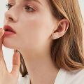 wholesale 14k White Gold Infinity Moissanite Stud Earrings For Women-0-2