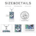wholesale 925 Sterling Silver The Empress Tarot Card Pendant With Abalone And Crown-0-3