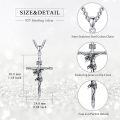 wholesale 925 Sterling Silver Crucifix Pendant Cross Jesus INRI Christian s for Men/Women-0-1
