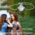 wholesale 925 Sterling Silver Moonstone Tree of Life Infinity Charm Bracelet for Women - Birthdays Gifts-0-2