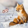 wholesale 925 Sterling Silver Animal Rings Adjustable Cute Jewelry Gift for Her-0-5
