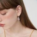 wholesale 925 Sterling Silver Rooster Heart Drop Earrings for Women Girls Gifts Jewelry Accessories-0-4