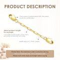 wholesale 10K Gold Jewelry Extender Chain – Lightweight & Durable Necklace/Bracelet Extender – 1/2/3 Inch-0-1